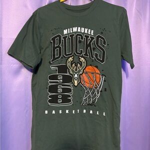 NBA Milwaukee Bucks Forest Green Basketball Tee